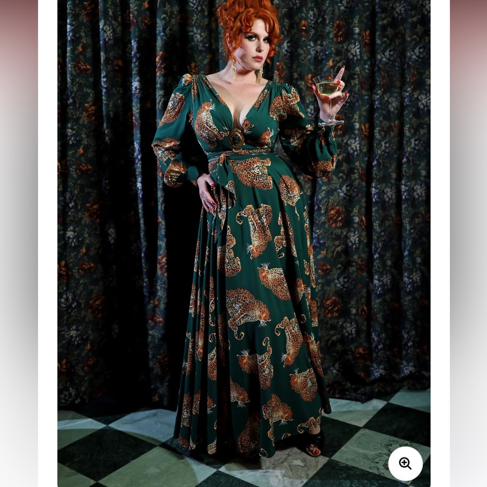 Trashy Diva My Pet Leopard Gene Maxi Dress
